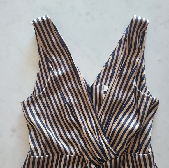 Jonathan Simkhai Wrap-Effect Jumpsuit, Size 6, Blue | Khaki, NWT - Picture 16 of 16